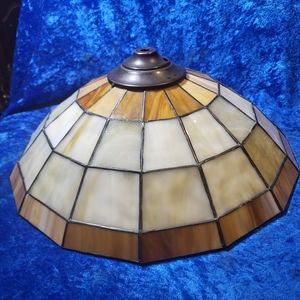 Stained Glass Lamp Shade, Antique